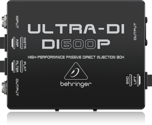Behringer Ultra-DI DI600P 1-channel Passive Microphone Instrument Direct Box